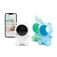 Garza 1080P HD Digital Baby Monitor Camera with Crying Detection, Night Vision & Temperature