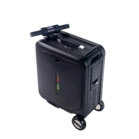 Canton Fair Luxury Electric Scooter Suitcase | Best-Selling Simple Style Luggage with Polyester Lining
