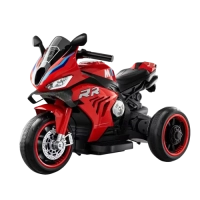 New Design Kids Electric Motorcycle – 3-Wheel Ride-On Bike with Lights, Music & Rechargeable Battery