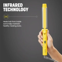 Drybar 3-Day Bender Rotating Curling Iron – Professional Rotating Hair Curler for Fast, Long-Lasting Curls & Waves