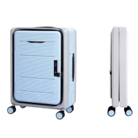 Bubule Foldable Carry-On Luggage | Expandable PP Cabin Suitcase with Spinner Wheels & TSA Lock