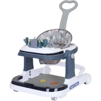 Baby Walker, Sit-to-Stand Learning Walker with Activity Table & Wheels