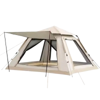 Automatic Double-Layer Camping Tent – Waterproof, Windproof Family Tent for 3–4 Persons